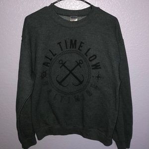All time low grey crewneck sweatshirt
